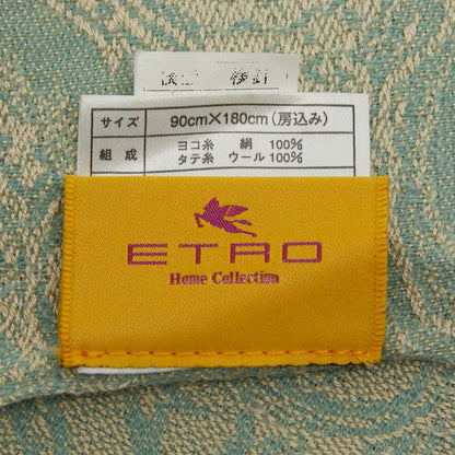 エトロ ペイズリー シルクウールストール