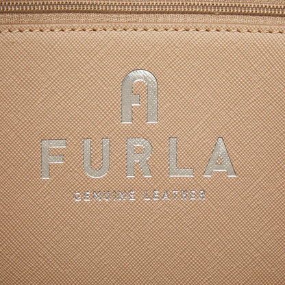 フルラ オポチュニティL エナメル ボア トートバッグ