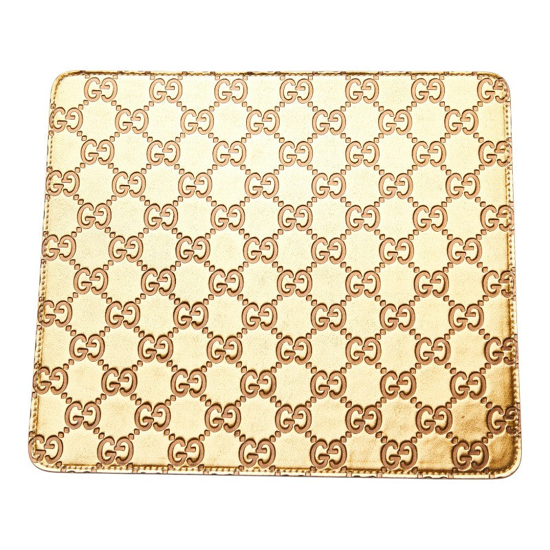 グッチ GGロゴ グッチシマ レザー マウスパッド