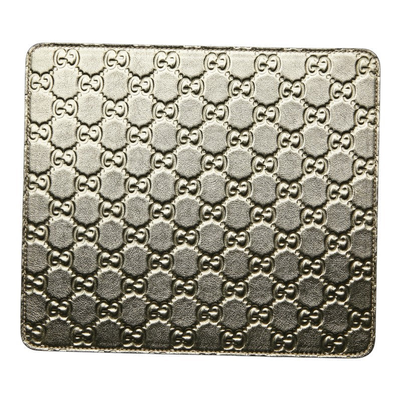 グッチ GGロゴ グッチシマ レザー マウスパッド