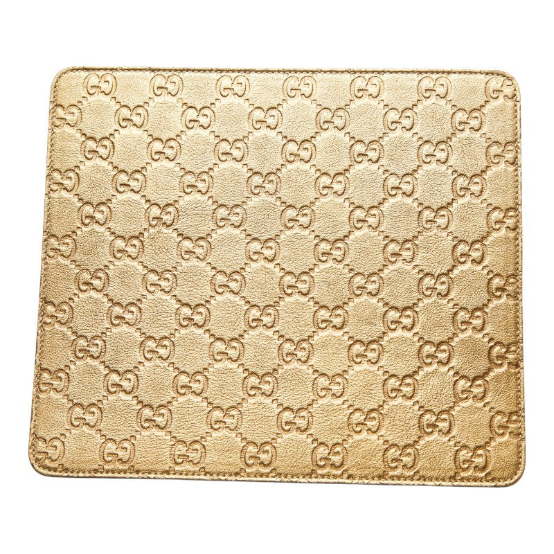 グッチ GGロゴ グッチシマ レザー マウスパッド