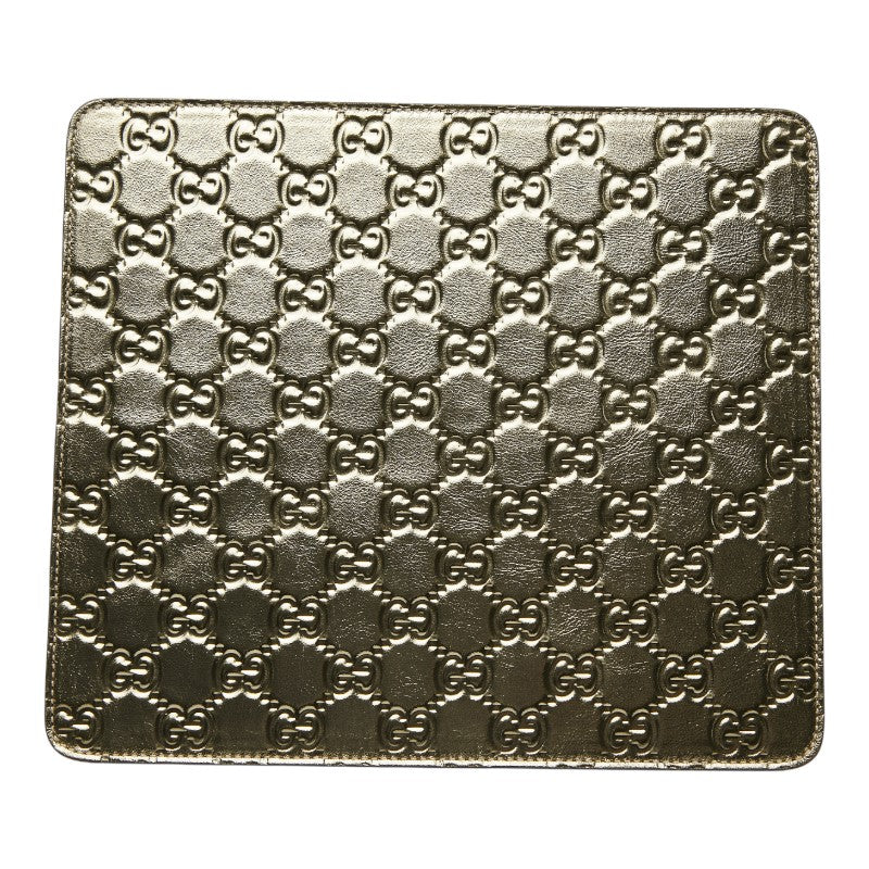 グッチ GGロゴ グッチシマ レザー マウスパッド