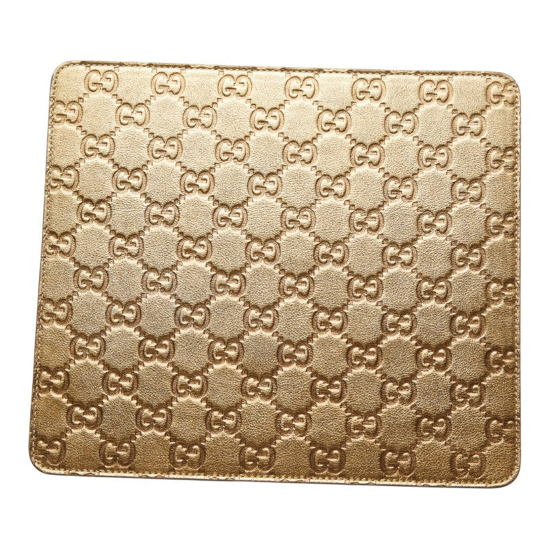 グッチ グッチシマGGロゴレザーマウスパッド