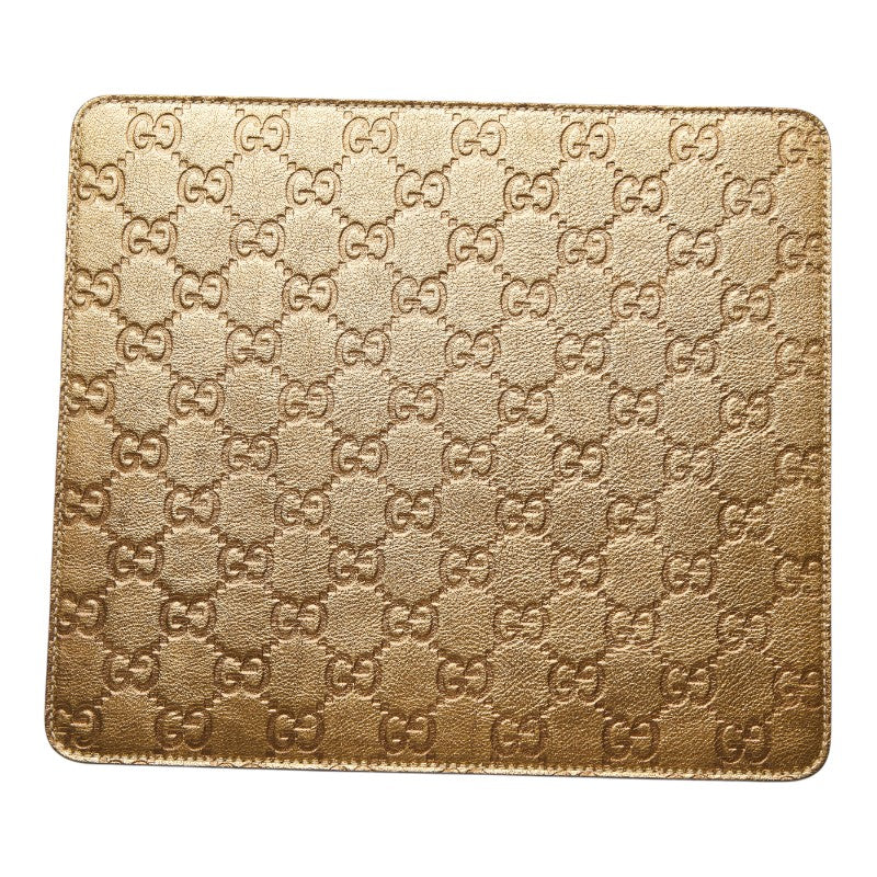 グッチ GGロゴ グッチシマ レザー マウスパッド
