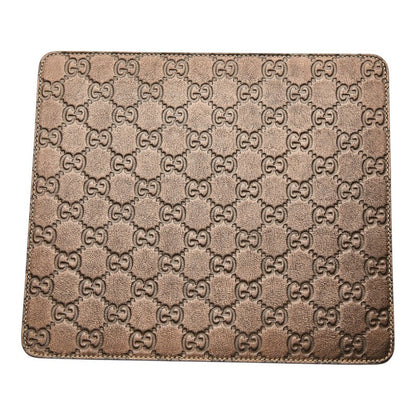 グッチ グッチシマ GGロゴ レザー マウスパッド