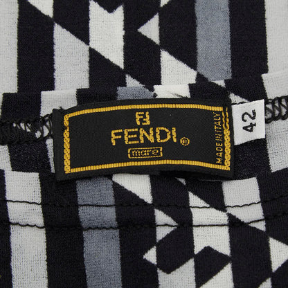 フェンディ FFロゴストライプ ナイロンワンピース