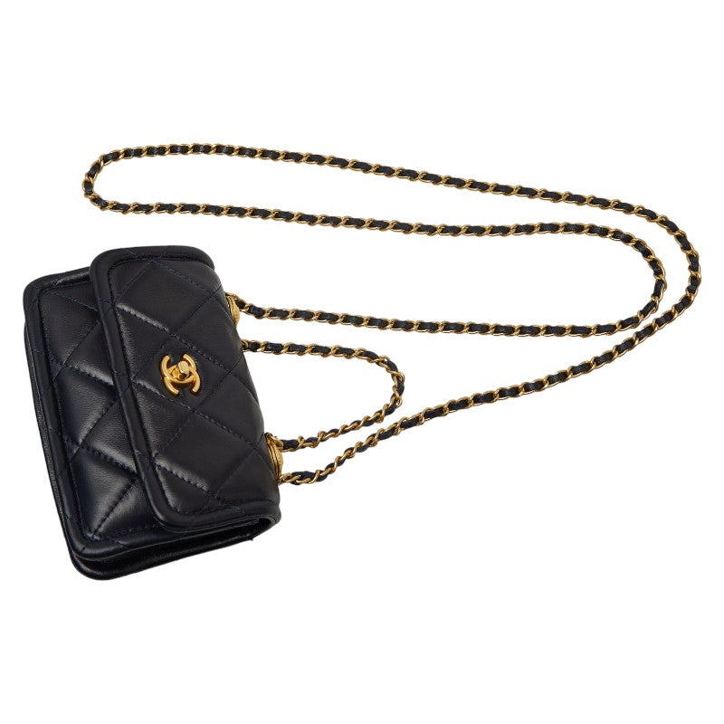 シャネル ココマーク マトラッセ ラムスキン 2wayハンドバッグ