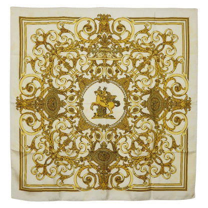 エルメス LES TUILERIES シルクスカーフ