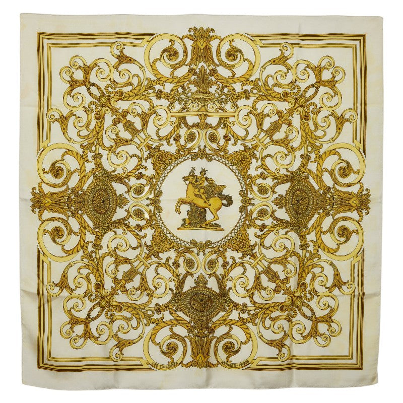 エルメス LES TUILERIES シルクスカーフ