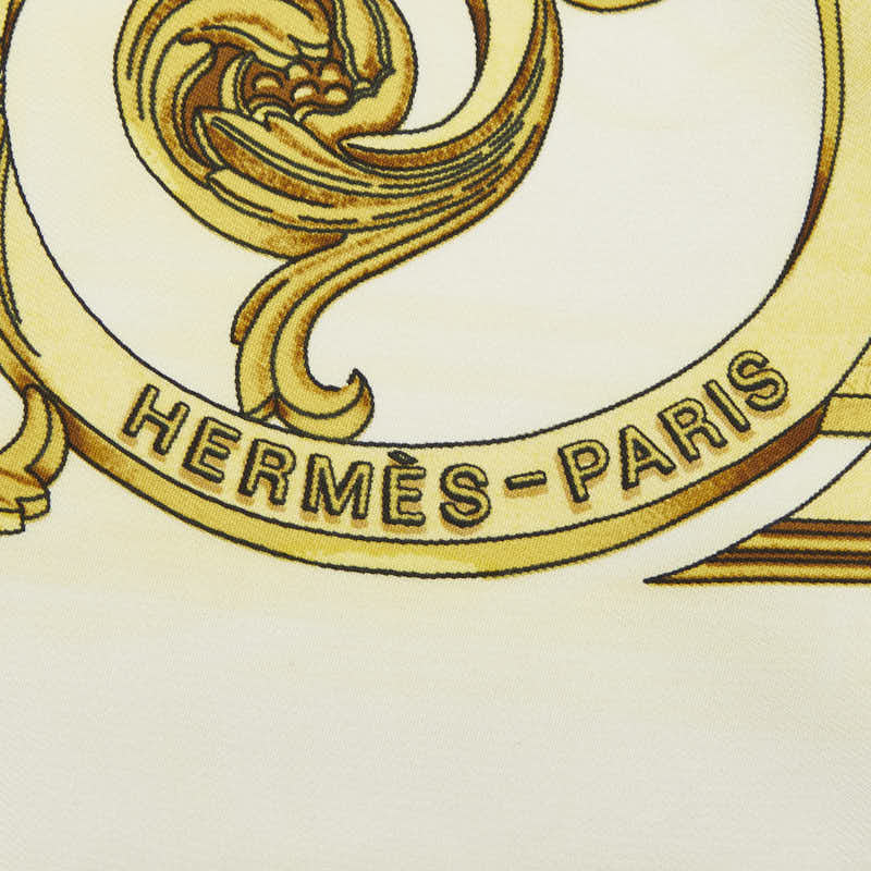 エルメス LES TUILERIES シルクスカーフ