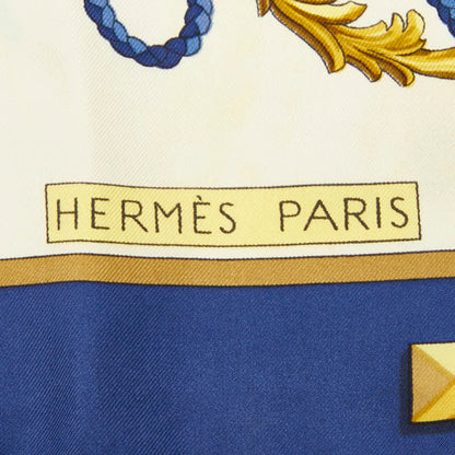 エルメス カレ90 LES CLES シルクスカーフ