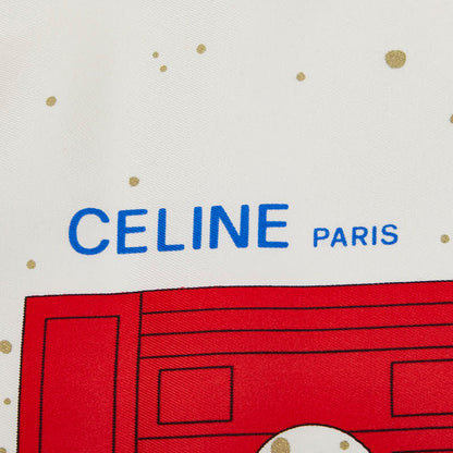 セリーヌ PARIS凱旋門 スカーフ