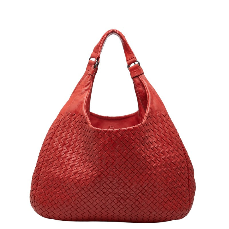 ボッテガヴェネタ イントレチャート レザー ショルダーバッグ