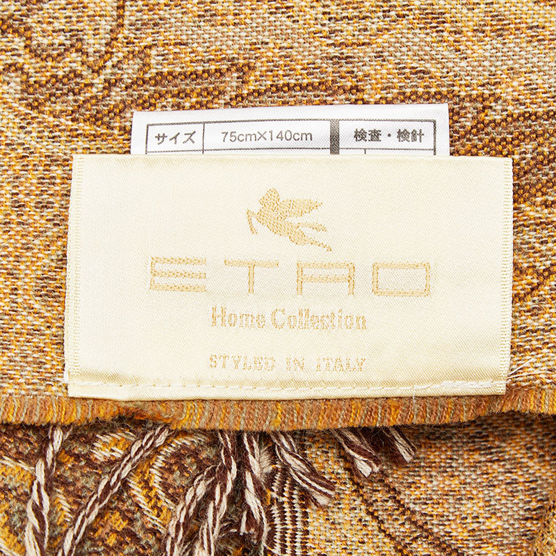 エトロ ペイズリー ウールストール