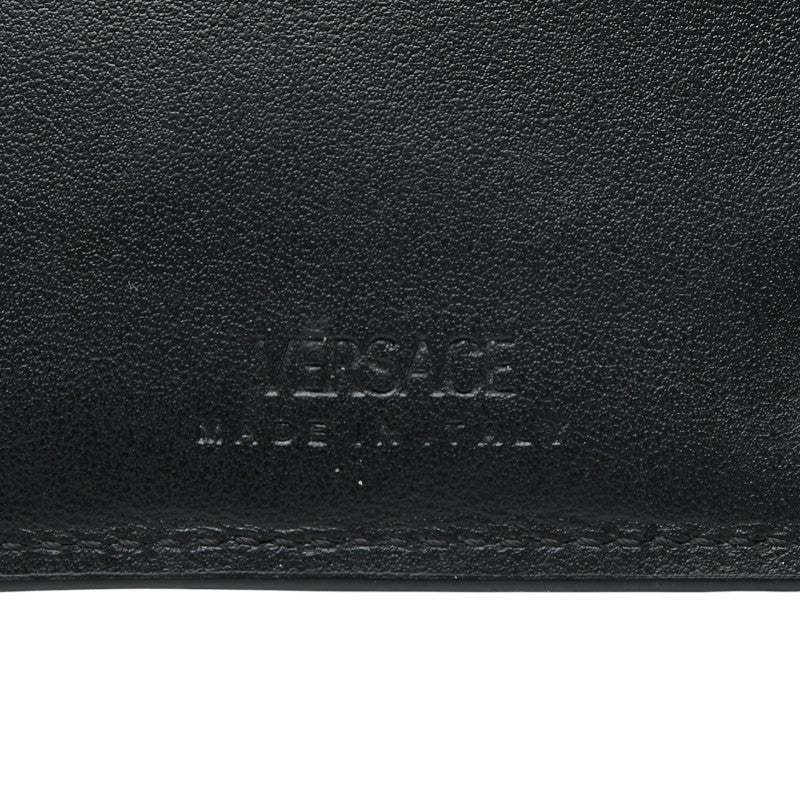 ヴェルサーチェ メドゥーサ ビギー バイフォールド ウォレット レザー 財布