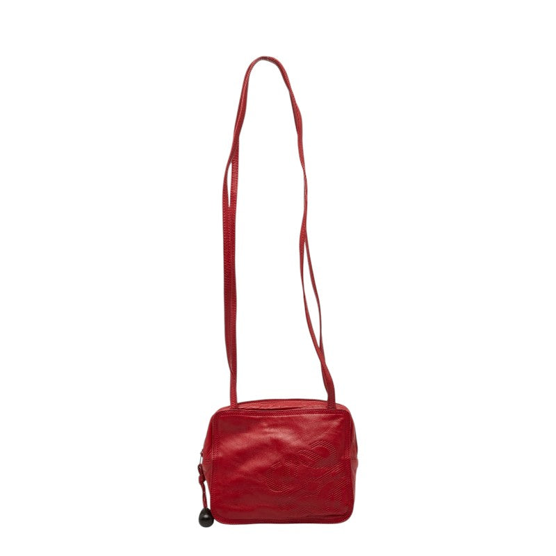 ロエベ アナグラム レザーショルダーバッグ