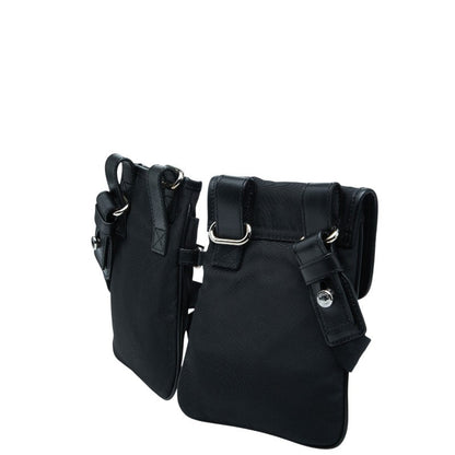 バリー キャンバス レザー 2wayショルダーバッグ