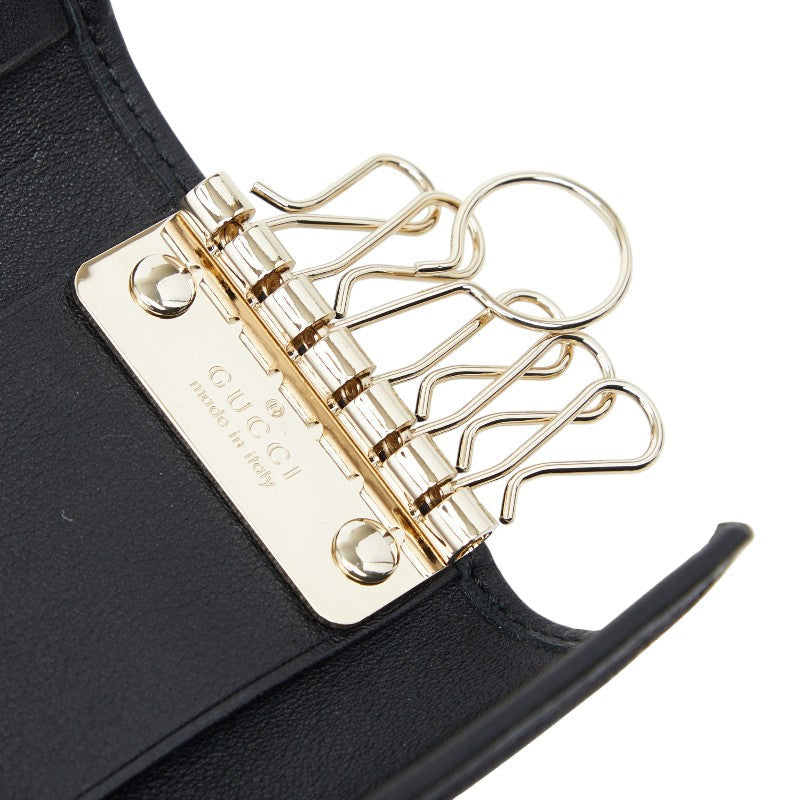 グッチ GGキャンバス レザーキーケース