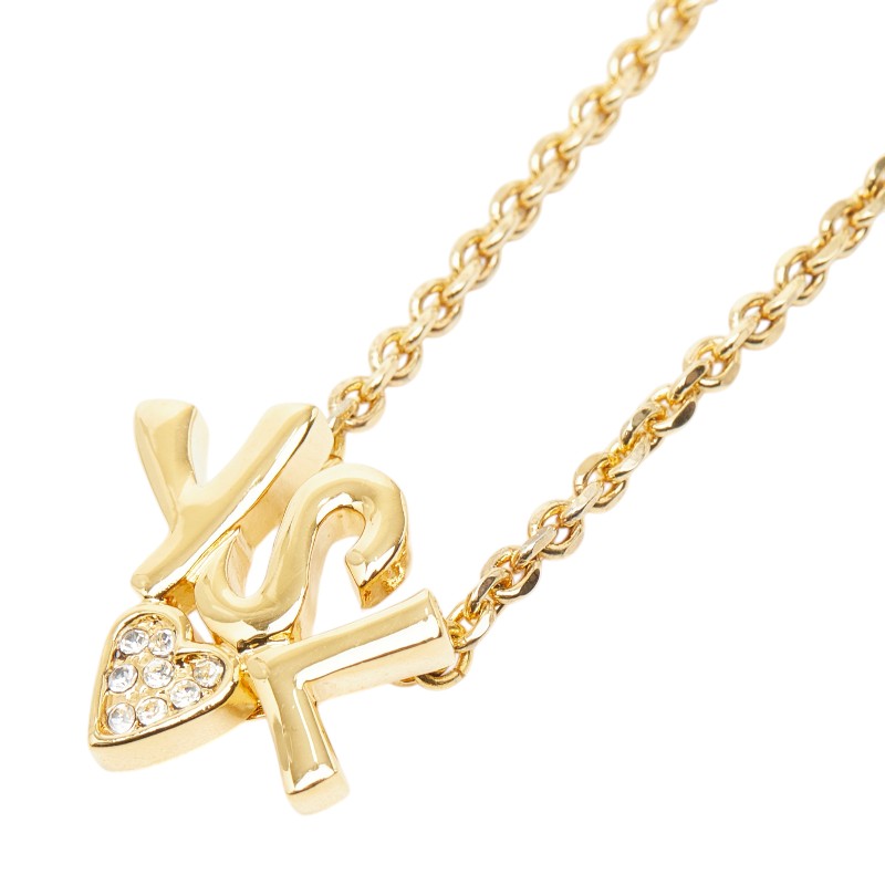 イヴサンローラン YSLハートネックレス