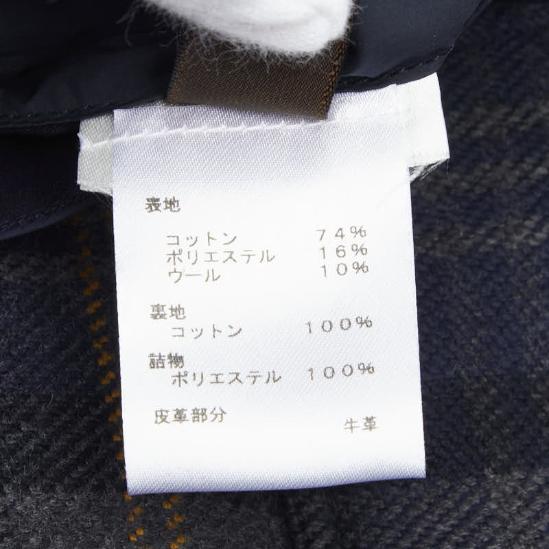 ルイヴィトン ダブルジップ コットンポリエステルウールジャケット
