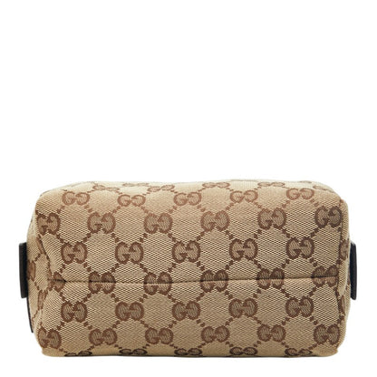 グッチ GGキャンバス レザー ポーチ