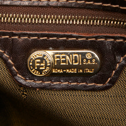 フェンディ ズッカ キャンバス ハンドバッグ