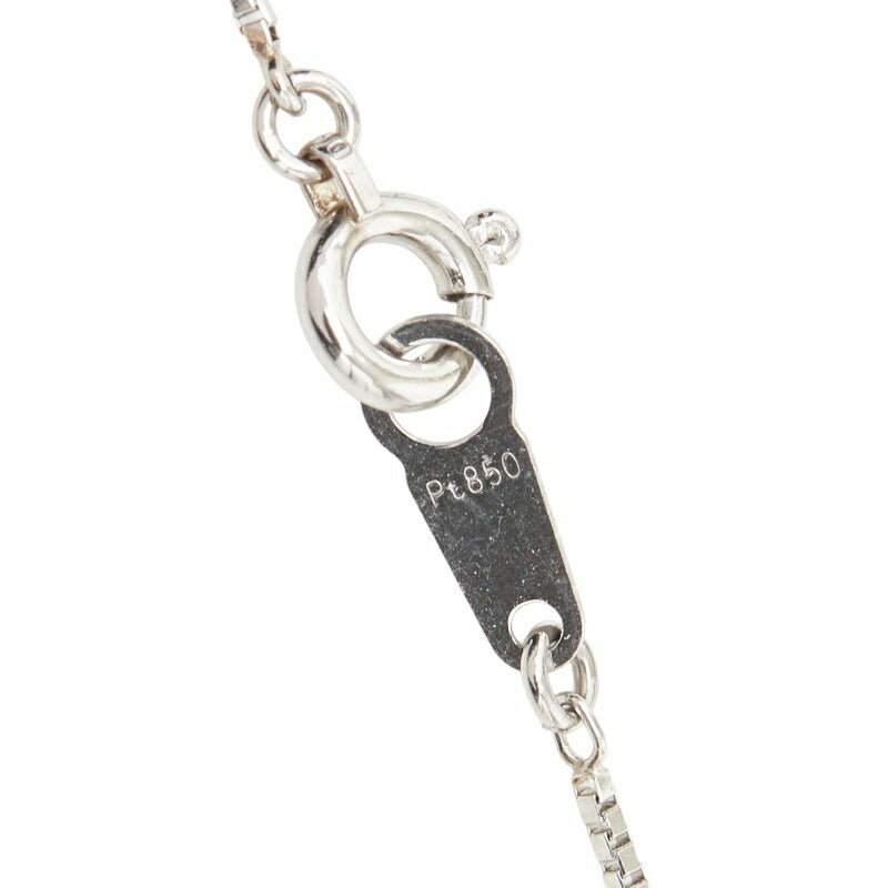 プラチナ ルビー0.71ct ダイヤ0.30ct しずく型ペンダントネックレス