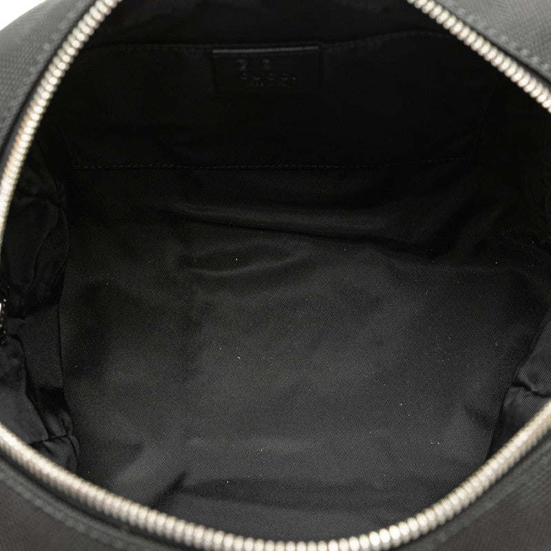 グッチ レザーナイロンキャンバスクラッチバッグ