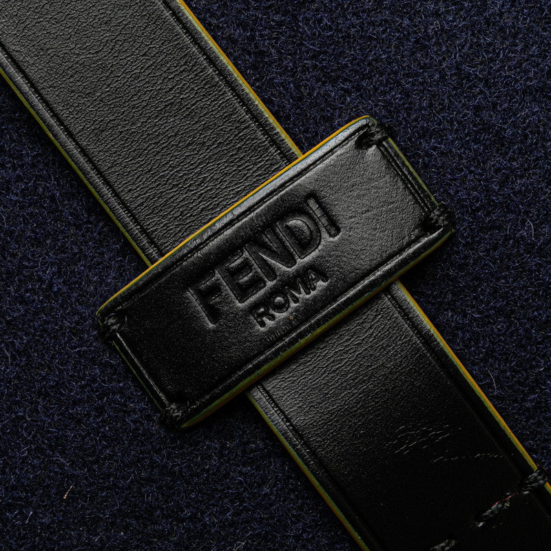 フェンディ ウールレザー トートバッグ