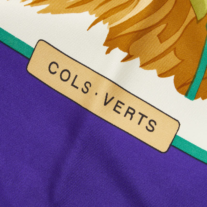 エルメス COLS VERTS シルクスカーフ