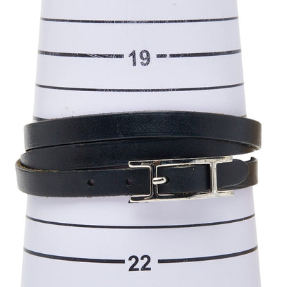 エルメス アピ3ロング レザー ブレスレット