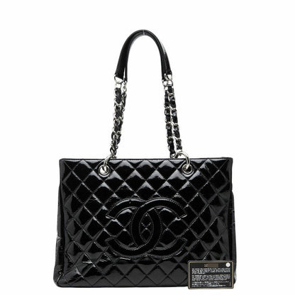 シャネル GST パテントレザートートバッグ
