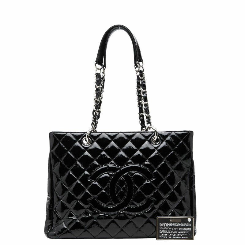 シャネル GST パテントレザートートバッグ
