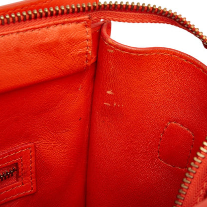 セリーヌ Luggage micro shopper レザー ハンドバッグ