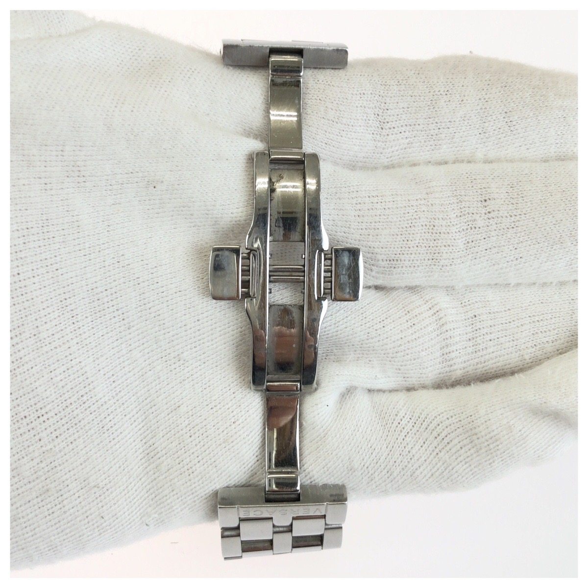 ヴェルサーチェ V-RACE GMT ALARM ステンレススチール 腕時計