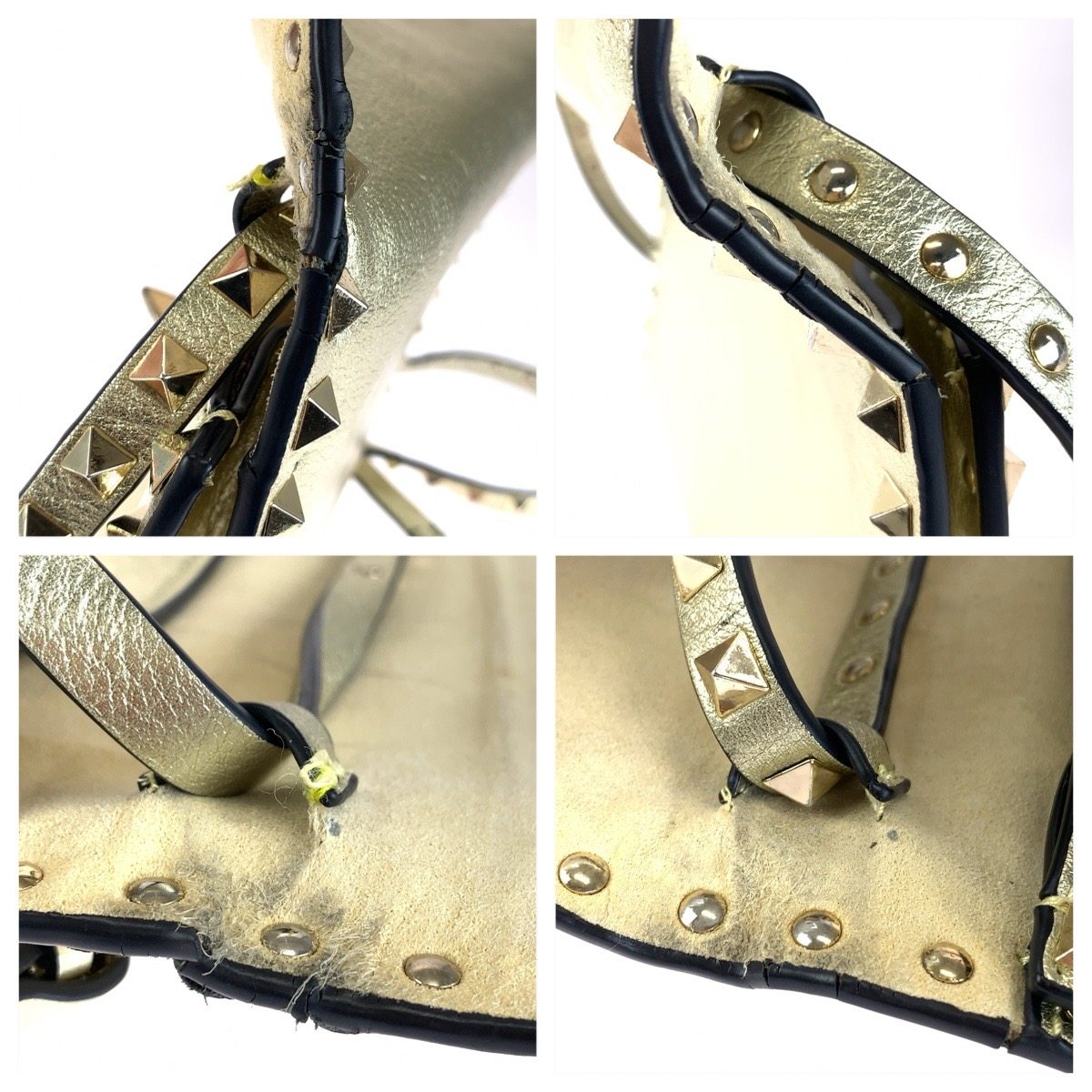 ヴァレンティノガラヴァーニ ロックスタッズ レザー2wayバッグ