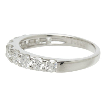 Pt900 プラチナ ダイヤモンド1.00ct ハーフエタニティリング