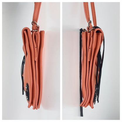 バレンシアガ Papier Mini Triple レザーショルダーバッグ