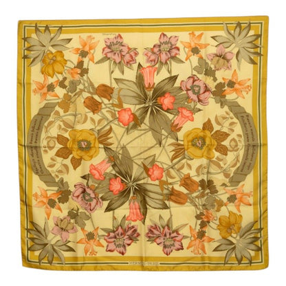 エルメス カレ90 Fleurs d'Hellade シルクスカーフ