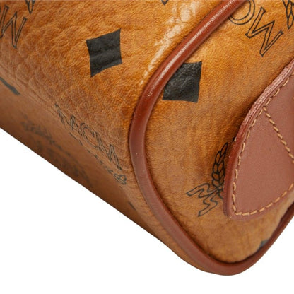 エムシーエム ヴィセトスロゴグラム PVCレザー ハンドバッグ