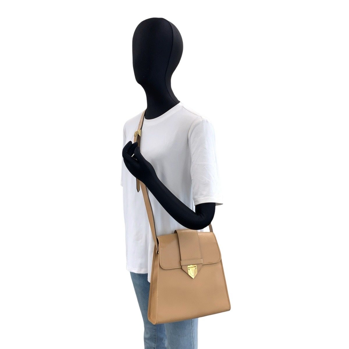 イヴサンローラン YSL レザーショルダーバッグ