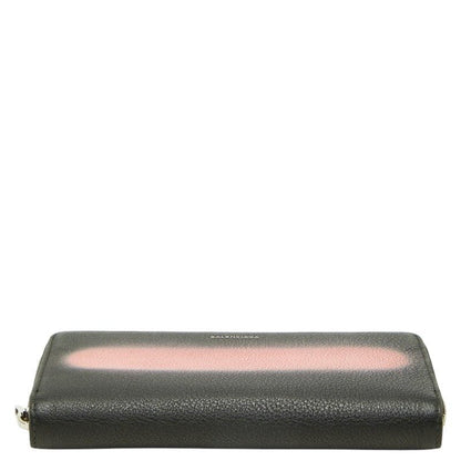 バレンシアガ スプレーペイント レザー長財布