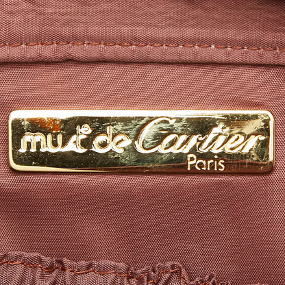 カルティエ マストライン レザークラッチバッグ
