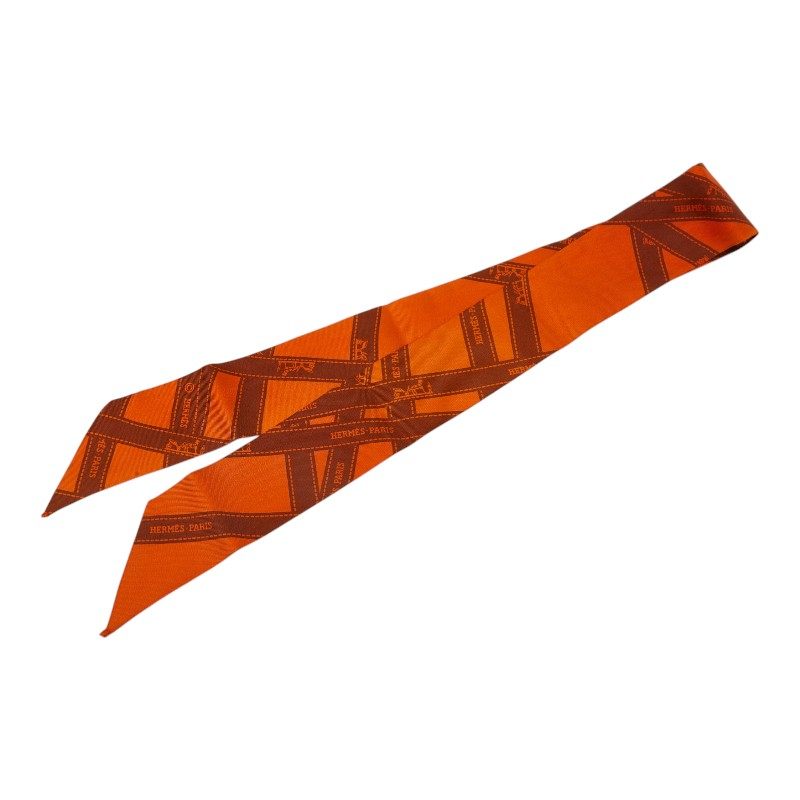 エルメス ツイリーBolduc シルクスカーフ