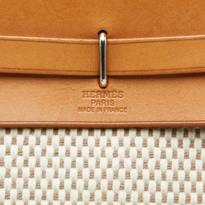 エルメス エールバッグTPM トワルGM レザー ショルダーバッグ