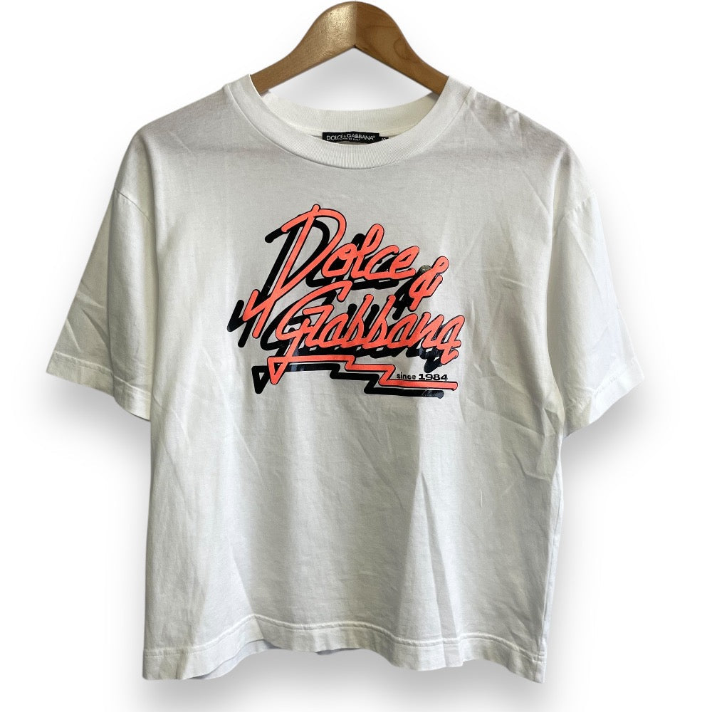 ドルチェ＆ガッバーナ ロゴプリントオーバーサイズTシャツ