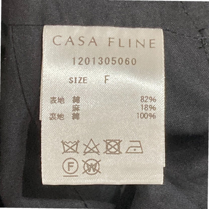 CASA FLINE リネン ブレンド ドレス
