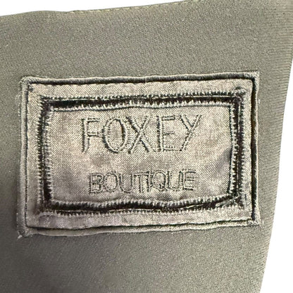 FOXEY BOUTIQUE ノワール シック 100% シルク ドレス