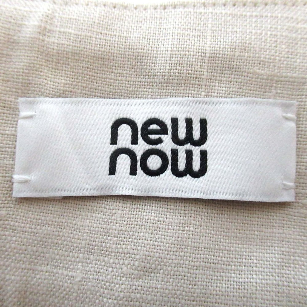 newnow リネン ロング ドレス