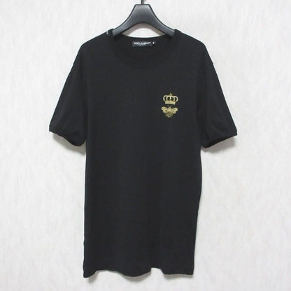 ドルチェ＆ガッバーナ Bee&Crown エンブロイダリー コットンTシャツ